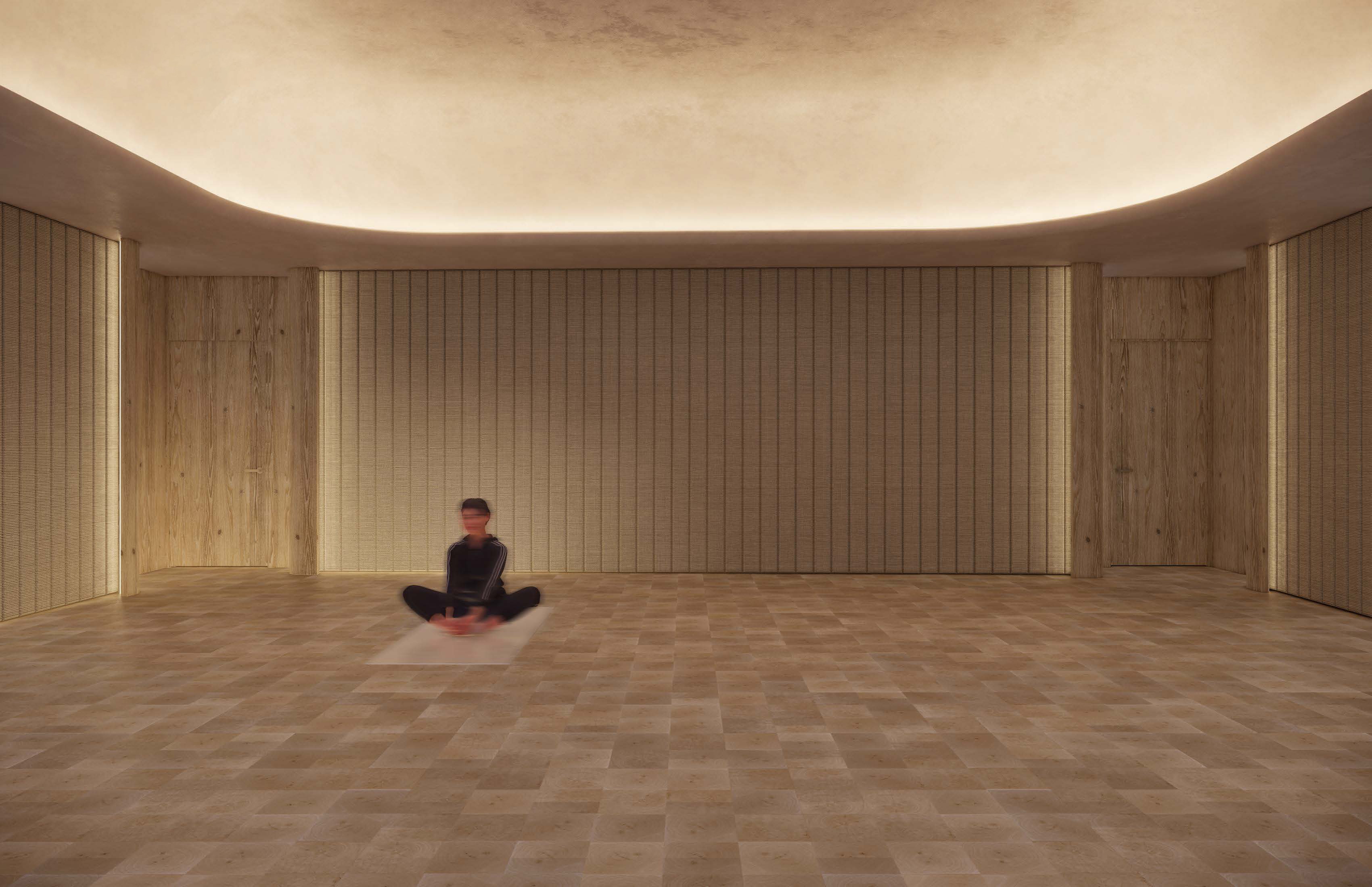 Aspen Club Meditation Room  |  Concept rendering by INC Architecture & Design