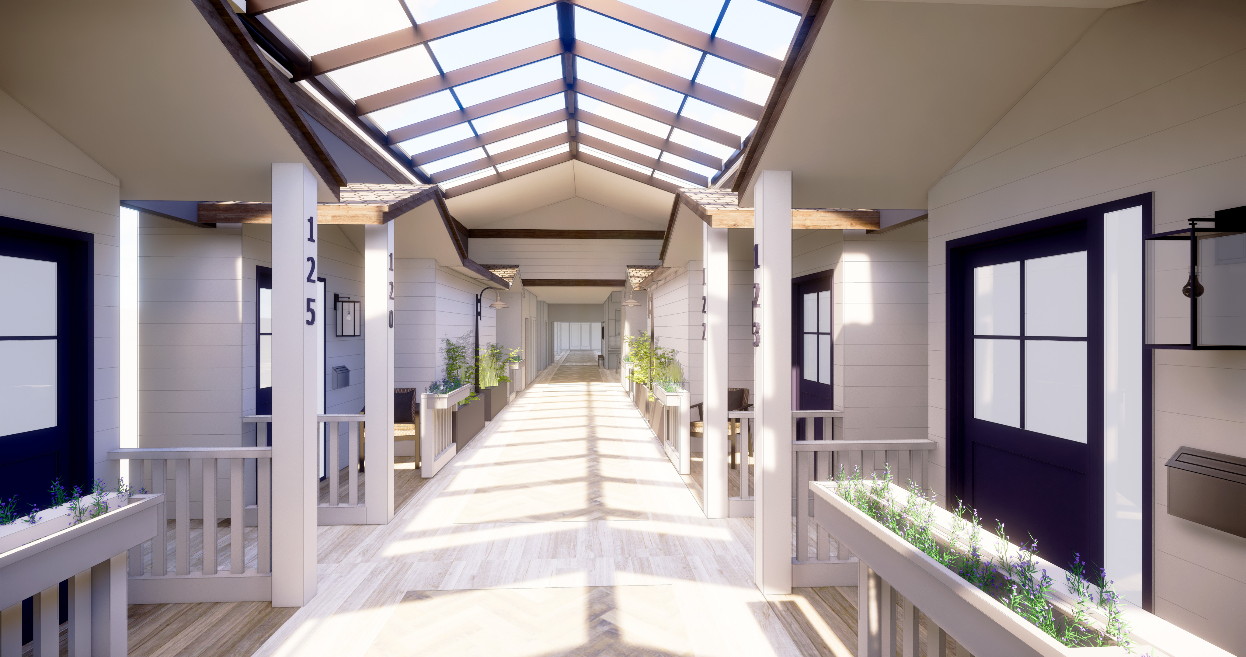 NextHome interior corridor