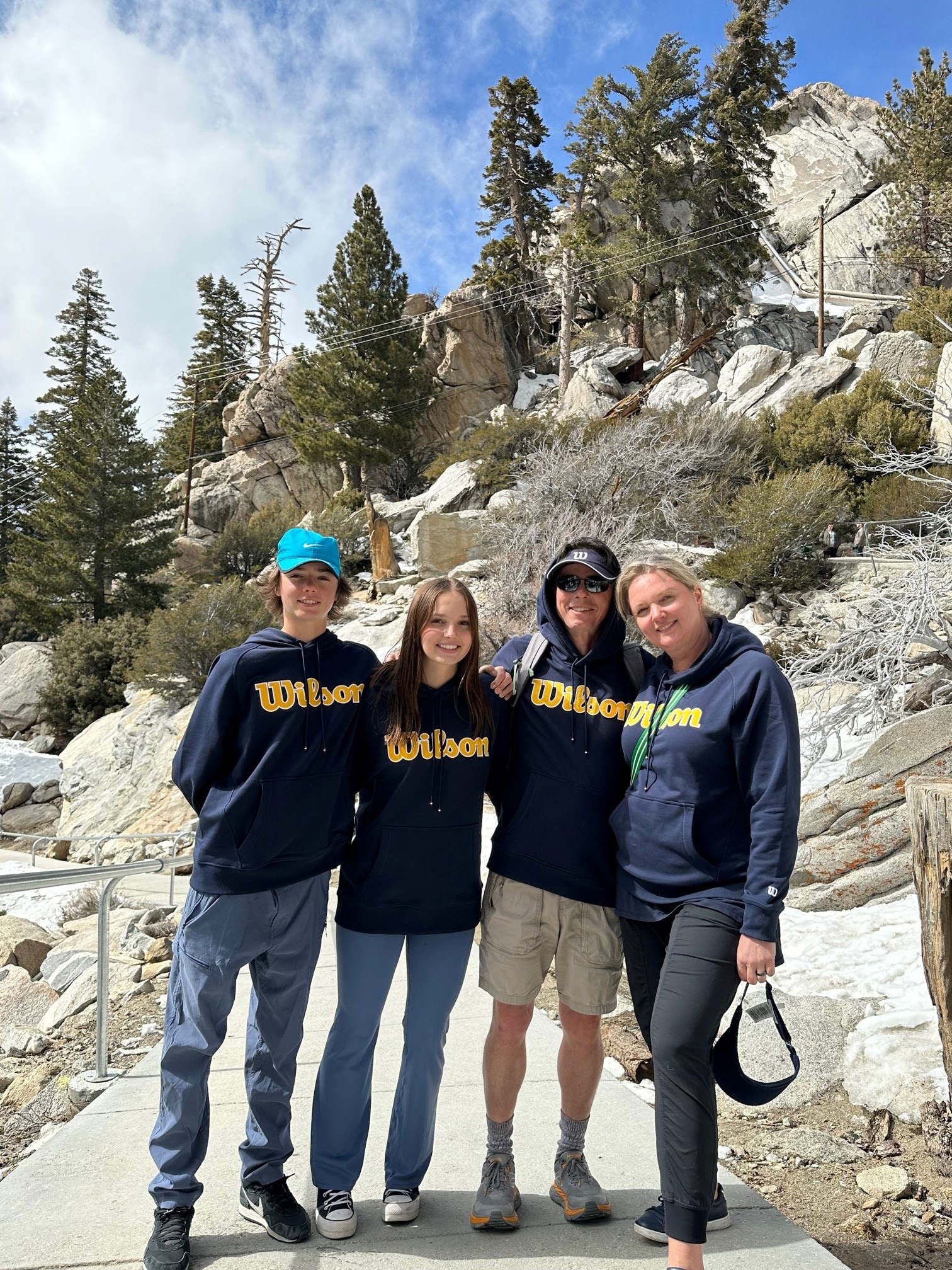 Rob and family at Indian Wells, CA